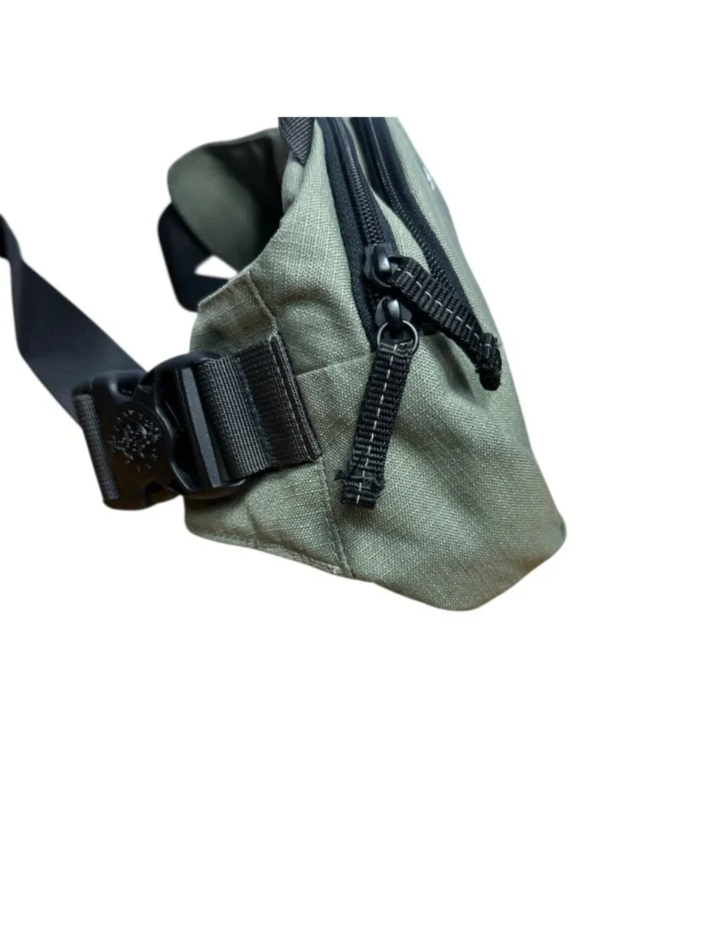 VINTAGE Y2K Eagle Creek Green Canvas Fanny Pack Belt Bag Utility Gorpcore Hip Ba - Picture 13 of 14